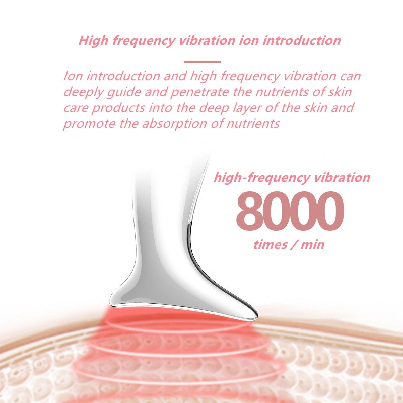 High Frequency Vibrating Face Neck Lift Ion Anti Wrinkle Galvanic Beauty Neck Wrinkle Beauty Instrument