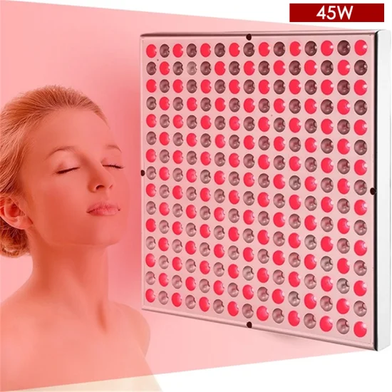 Neue Ankunft 45W LED rotes Infrarot-Lichttherapie-Panel Ganzkörper 630nm 660nm 850nm für Anti-Aging 45W rote LED-Lichttherapiegeräte